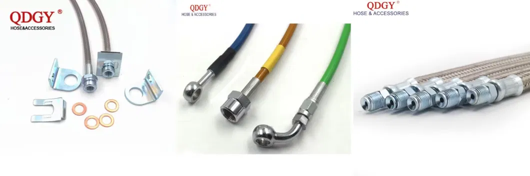 Japanese Car Parts Braided Flexible Front and Rear Brake Tube Hose