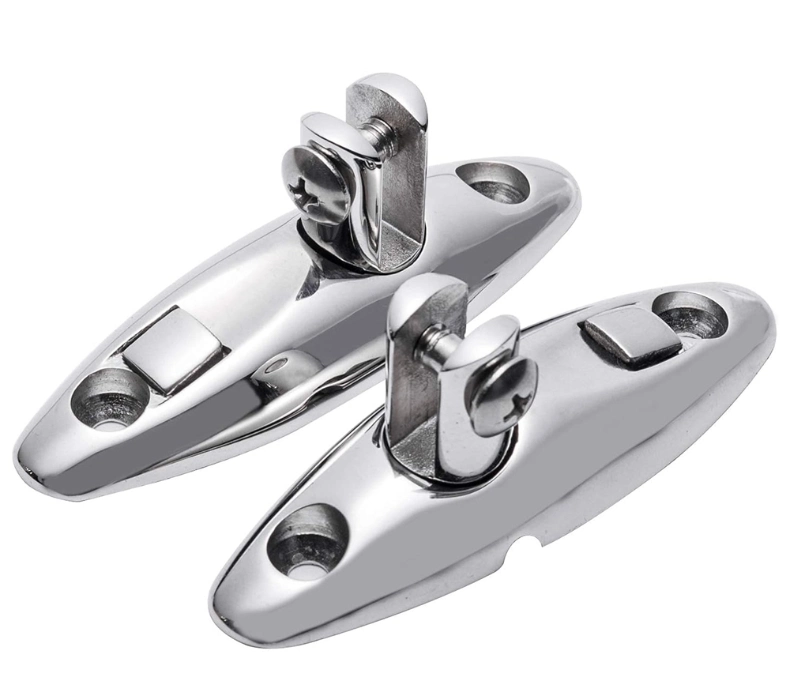 Boat Kayak Canopy Accessories Marine Grade 316 Stainless Steel Boat Bimini Top Swivel Mount Deck Hinge