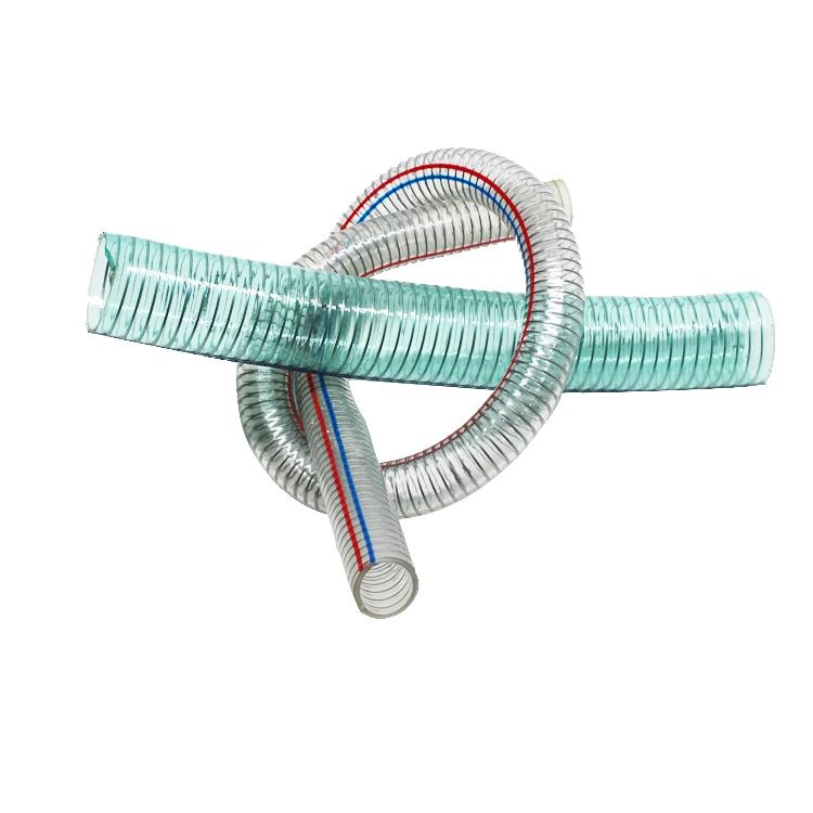 Industrial Fleixble PVC Spring Spiral PVC Wire Reinforced Hose