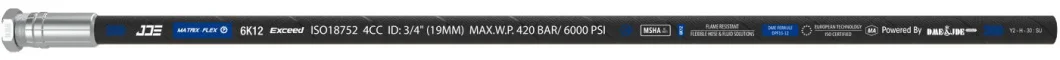 High-Performance Working Pressure Hose Rated for 6K