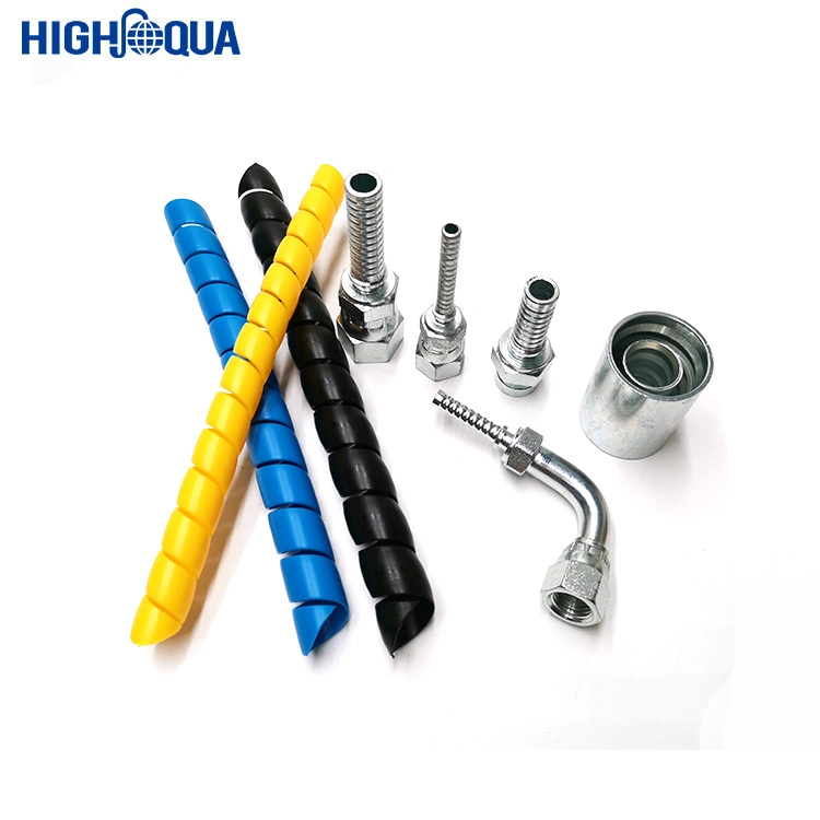 Hydraulic Hose Flexible Spiral Shield Is Used to Protect The Tube From Increasing Service Life