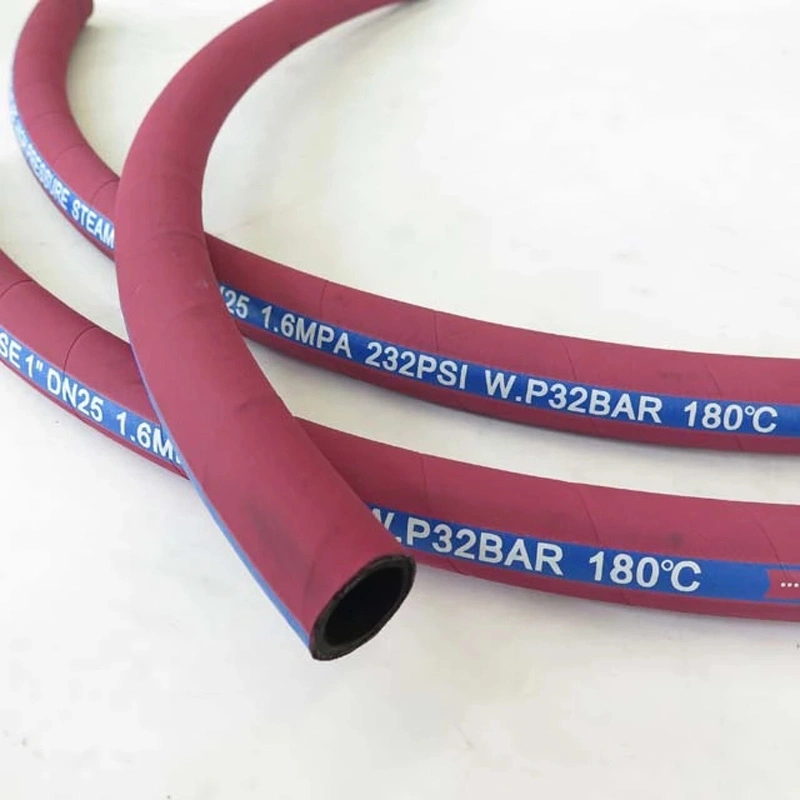 High Temperature Flexible Pressure EPDM Hose Rubber Product for Steam, Hot Wate, Heat Resistant Oil