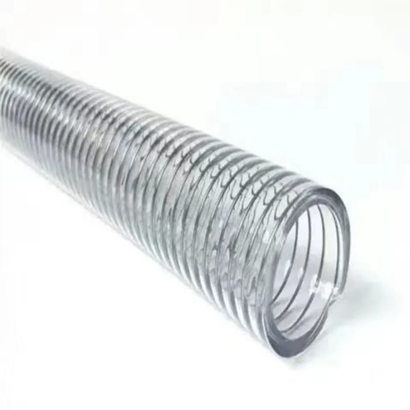 PVC Steel Pipe High Temperature Resistant Transparent Large Diameter Pump Pump Oil Pumping Thick Steel Hose
