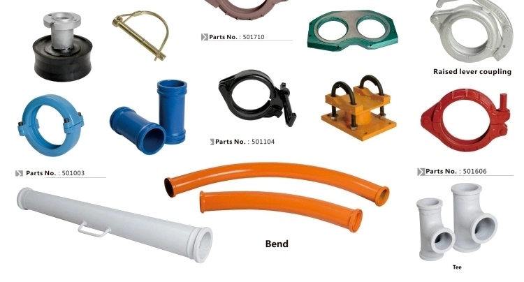 Concrete Pump Wear-Resistant and Flexible Rubber Hose with Sk Flange