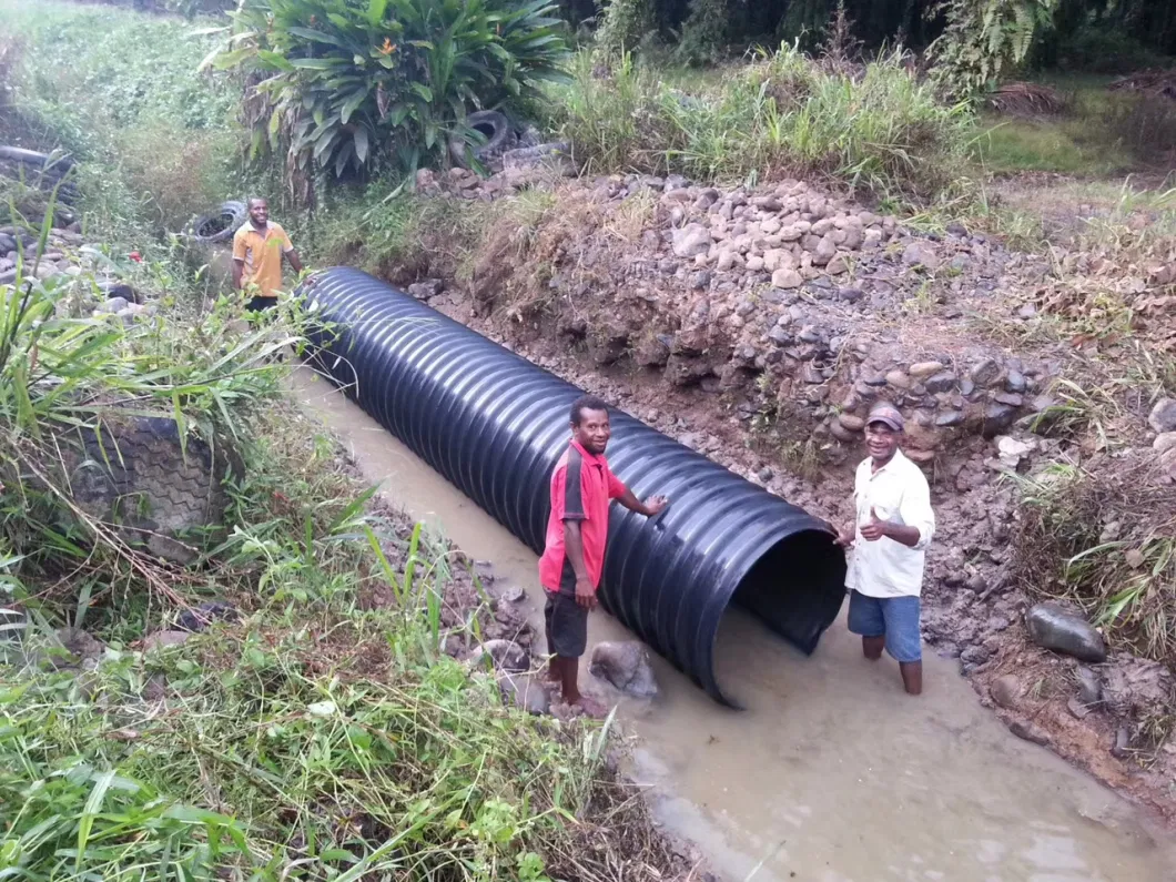 Double Wall Corrugated Plastic Pipe