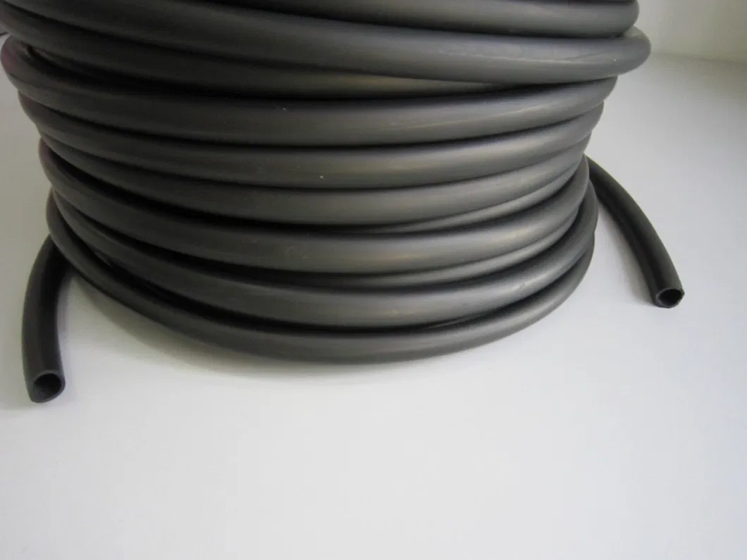 Fluoro Rubber Flexible Pipe Size 4*6mm, High Temperature and Corrosion Resistance Oil Resistant Tube FKM FPM