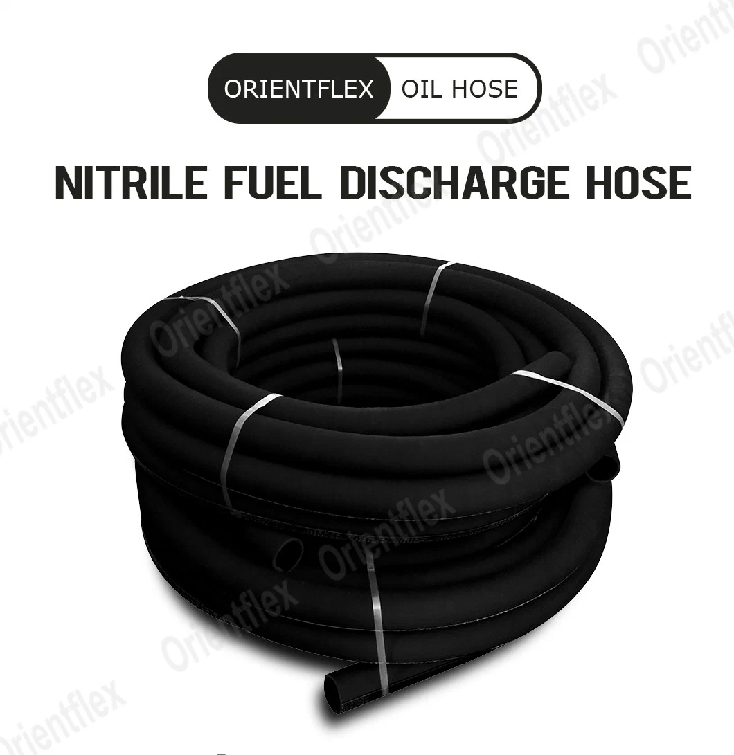 High Quality Half Inch Flexible Reinforced Petroleum Nitrile Fuel Discharge Hose