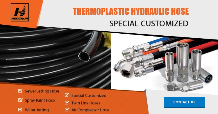 Top Factory Super Long Service Life Flexible Non-Conductive SAE 100 R7 Thermoplastic Hydraulic Hose - High Pressure Hydraulic Hose