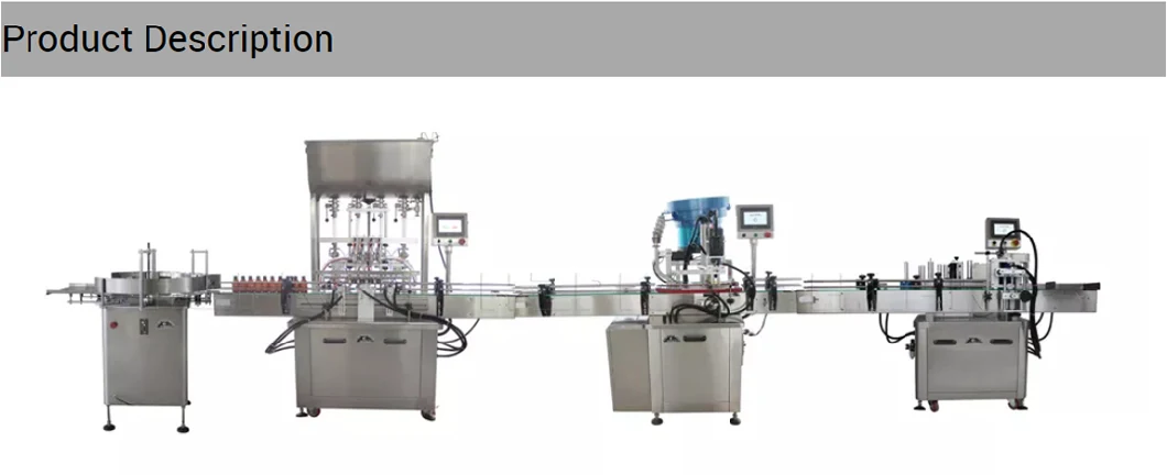 Hzpk Tomato Sauce Edible Oil or Cooking Oil Filling Capping Machine Production Line