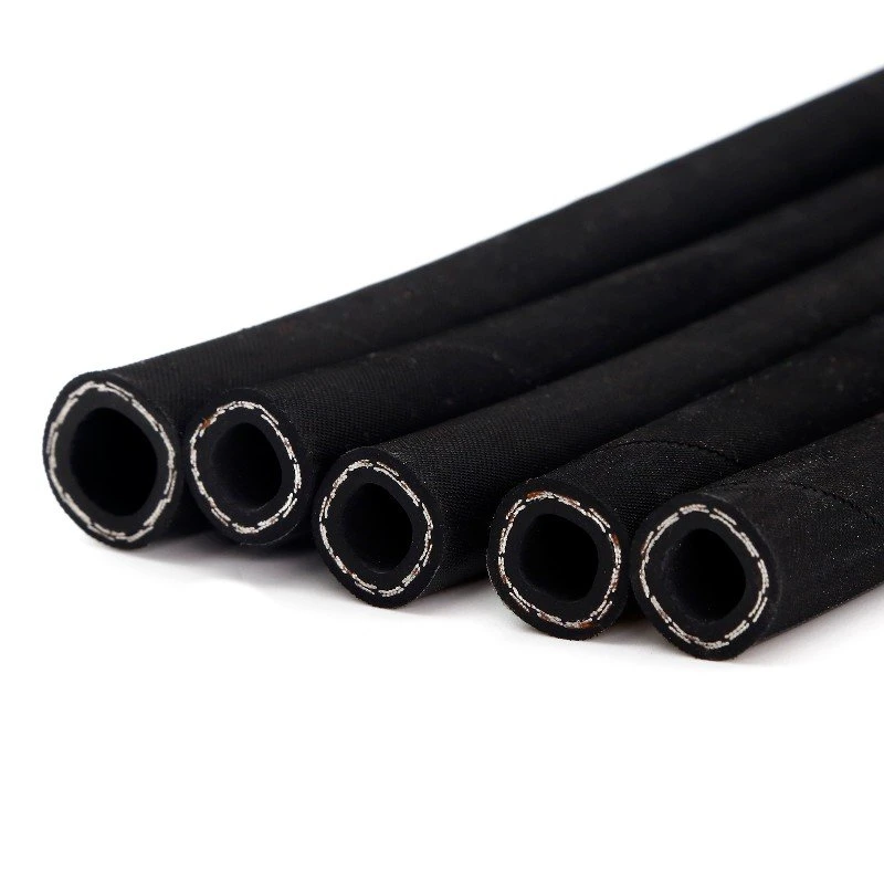 Fuel 3/4 Resistant Synthetic Hydraulic High Temperature Flexible Rubber Suction Cooler Rubber Oil Hose