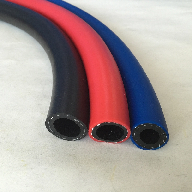 High Flexible Smooth Cloth Textile Braided 20bar 300psi Air Water Fuel Oil Sandblasting Braided PVC Hose