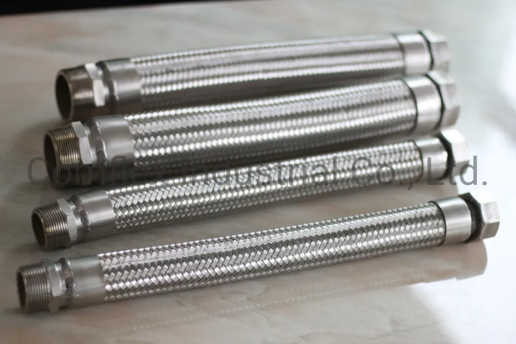 AISI316L/304/321 Stainless Steel Flexible Metal Hose with Floating Flange^