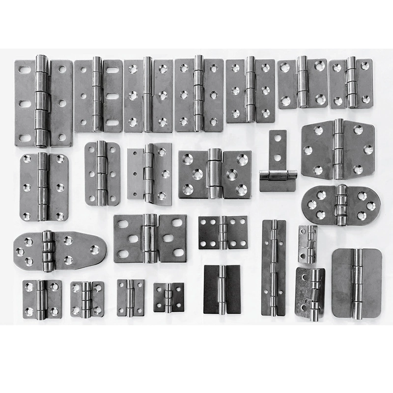 Marine Hardware Heavy Duty Galvanized Iron Steel Casting Concealed Boat Deck Door Hatch Flat Butt Hinge