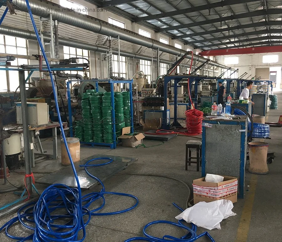 High Flexible Smooth Cloth Textile Braided 20bar 300psi Air Water Fuel Oil Sandblasting Braided PVC Hose