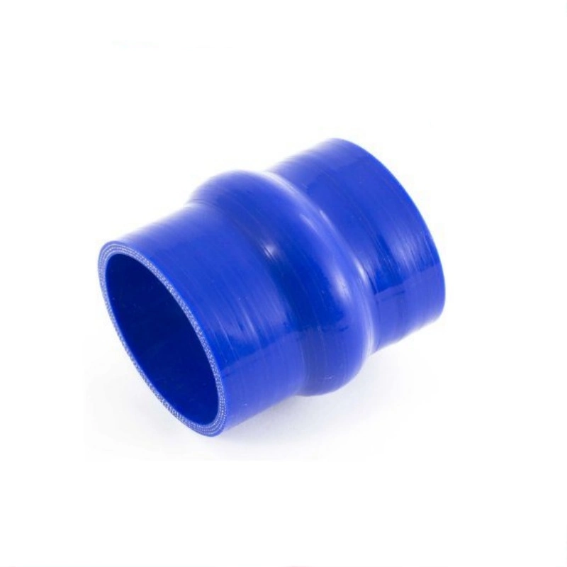 Blue Reinforced Silicone Straight Hose