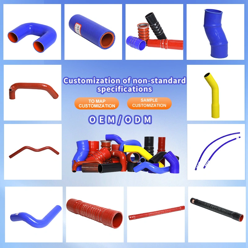 High Quality Highly Abrasion Resistant 90 Degree Elbow Reducing Silicone Rubber Hose