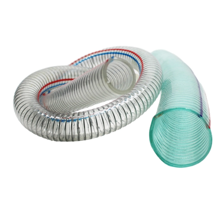 Industrial Fleixble PVC Spring Spiral PVC Wire Reinforced Hose