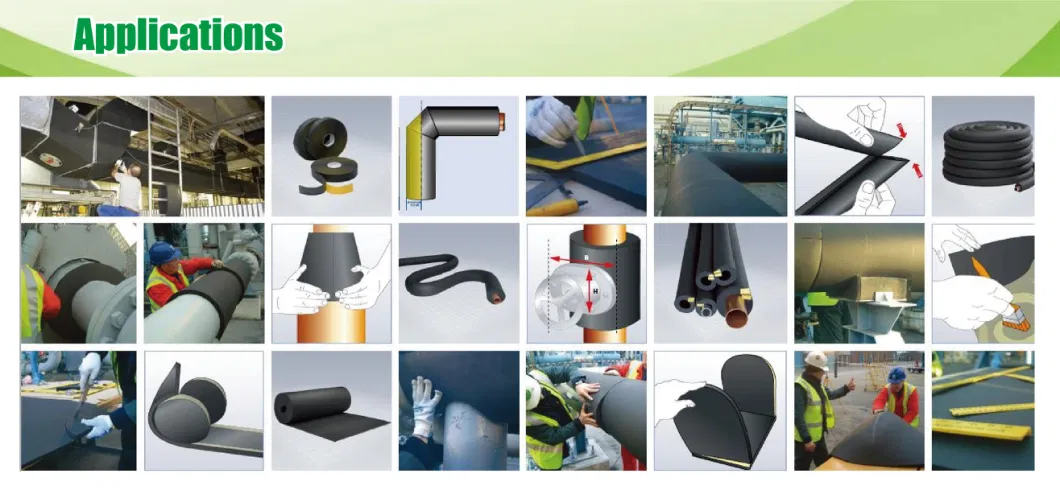 1-3/4 ID Class 1 Rubber Foam Pipe Insulation with Closed-Cell Structure
