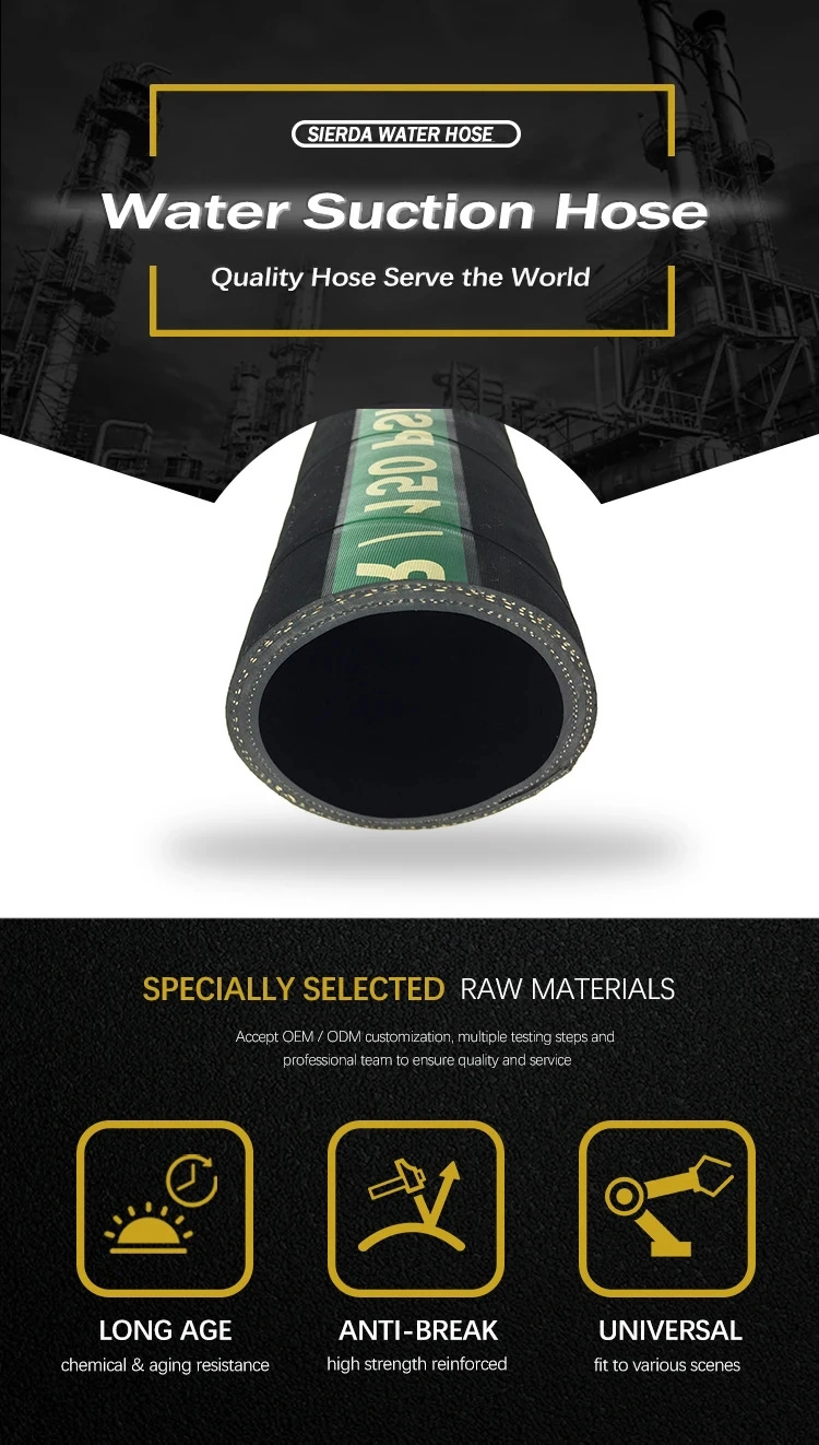 Marine Fuel Super Flexible Transfer Hose for Anti Extreme Distortion