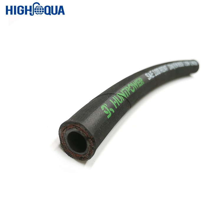 High Pressure Oil Resistant One Layer and Two Layer Steel Wire Excavator Rubber Hose Pipe