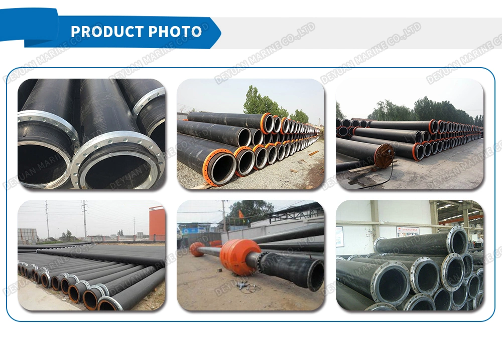 315mm HDPE Rubber Steel Dredge Pipe Floating Buoy Floating Pipe