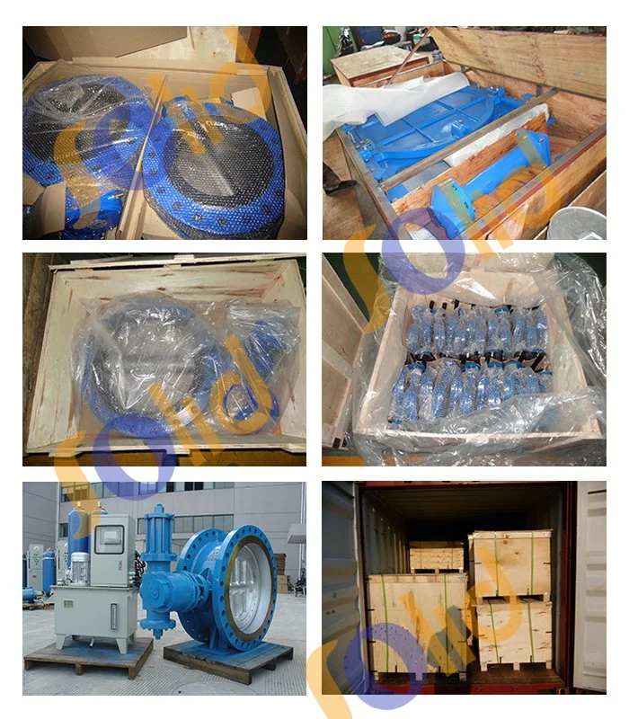 Wafer Type Handle Lever Manual Operation Cast Iron Butterfly Valve