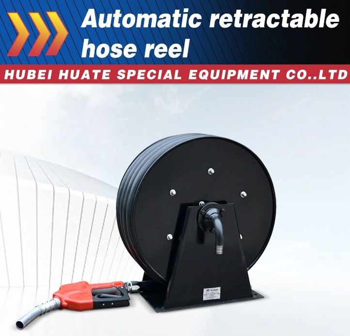 1 Inch 15m Auto Retractable Fuel Hose Reel for Fuel Tanker / Gas Station / Airport