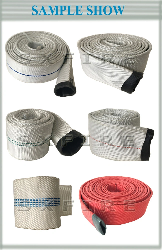 5&quot; Single Jacket PVC Rubber Lay-Flat Discharge Agricultural Irrigation Pipe Hose (multiple size options)