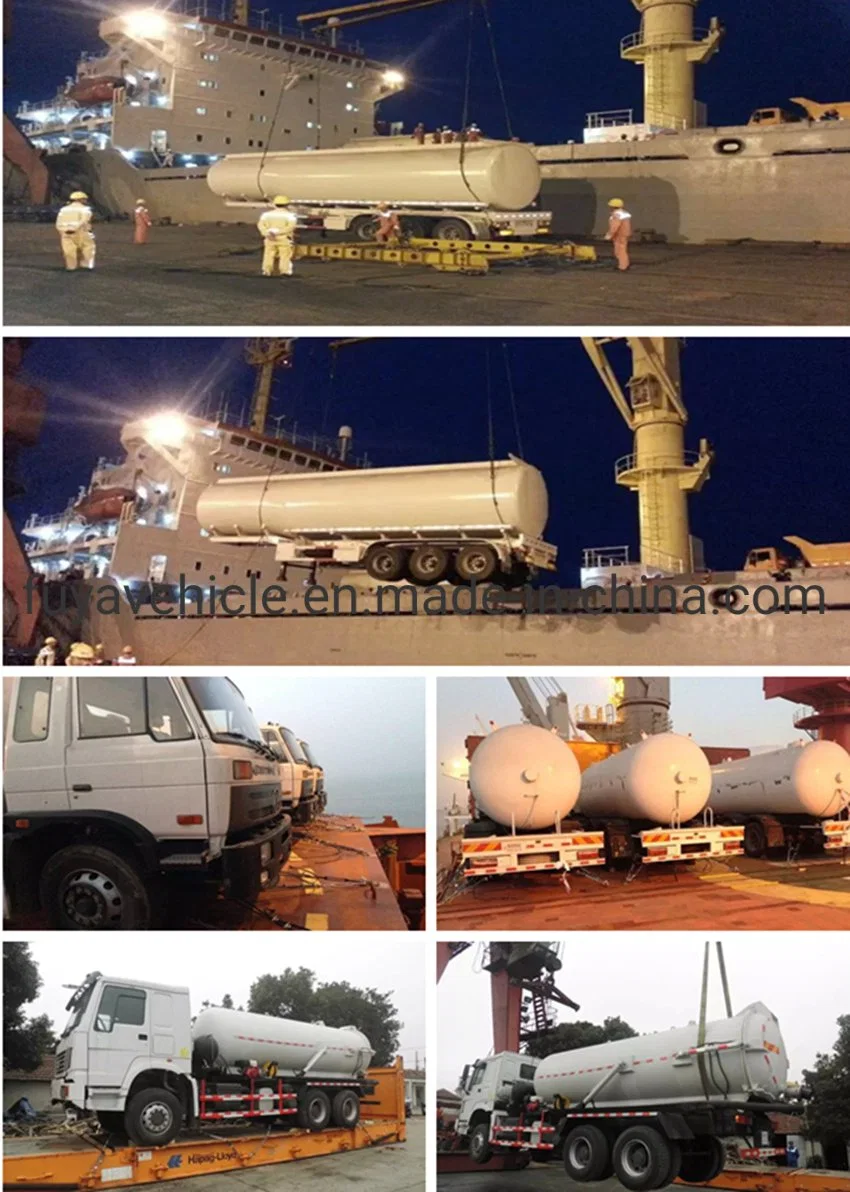 210HP Dongfeng 20000liter Used 10mt LPG Road Tanker with Flow Meter