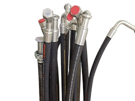 Super Long Service Life Air Oil Water Gas Fuel Hose Excavator High Pressure Hoses Assembly Hydraulic Rubber Hose Pipes