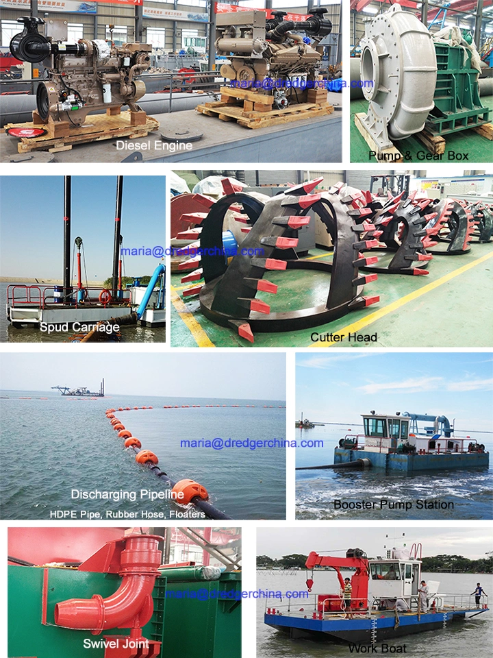 Cutter Suction Type &amp; Bucket Wheel Type Lake Dredging Boat for Sale