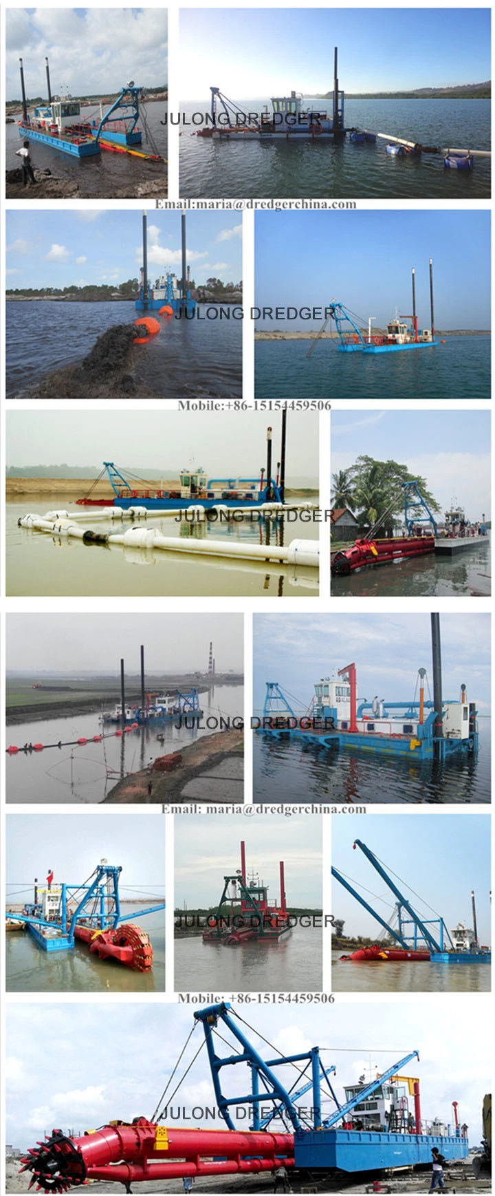 Cutter Suction Type &amp; Bucket Wheel Type Lake Dredging Boat for Sale