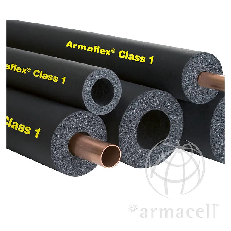 89mm ID 41.5mm Thick Armacell Class 1 Black Pipe Insulation Foam for Copper Hose