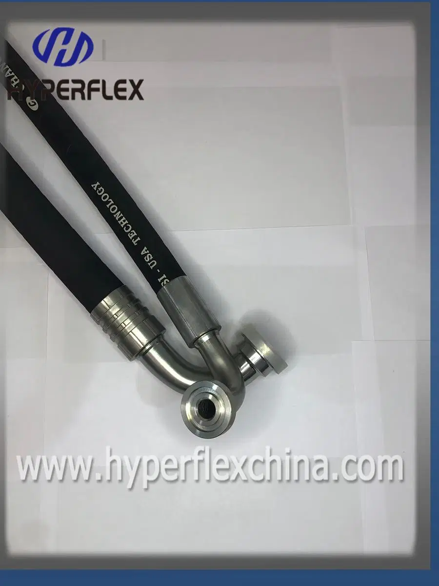 High Quality High Pressurre 2 Wire Braid Hyperflex En 857 2SC Flexible Hose /Hydraulic Rubber Hose