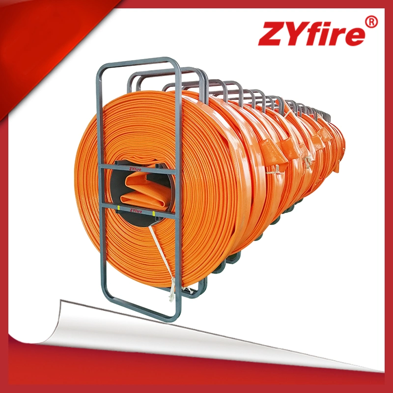 Zyfire Large Diameter Waste Water Discharge TPU Manure Transfer Layflat Drag Hose for Irrigation Water Delivery