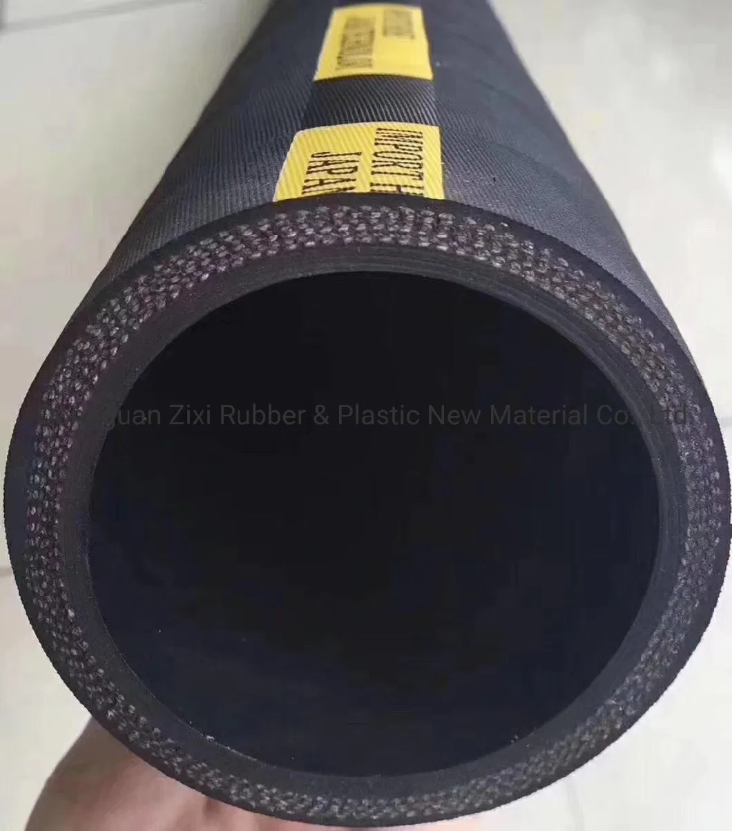 Flexible Black Steel Wire Braided Heat Resistant Oil Rubber Hose