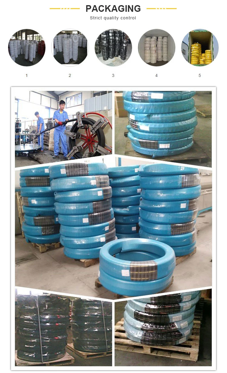 SAE 100 R2 Industrial High Pressure Steel Wire Reinforced Hydraulic Hose