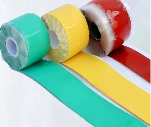 High Temperature Double-Sided Self Fusing Rubber Tape Reinforced Silicone Repaired Hose Silicone Self-Adhesive Tape