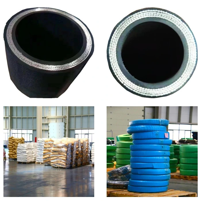 Super Long Service Life Industrial Hydraulic Suction Nylon Oil Air Rubber Hose Pipe Assembly High Pressure Flexible Steel Wire Braided Hydraulic Rubber Hose