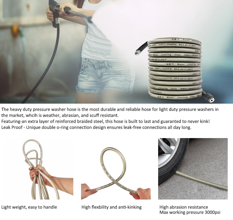 China Explosion-Proof Wear-Resistant Automotive Cleaning High Pressure Extension Hose