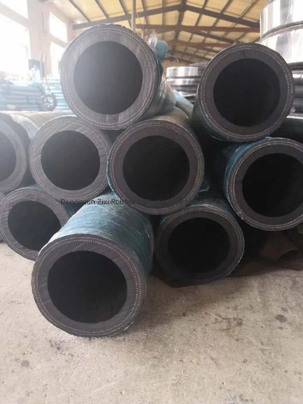 Industrial Anti Abrasion Low Pressure Flexible Fiber Braid Rubber Hose with Weather Resistant