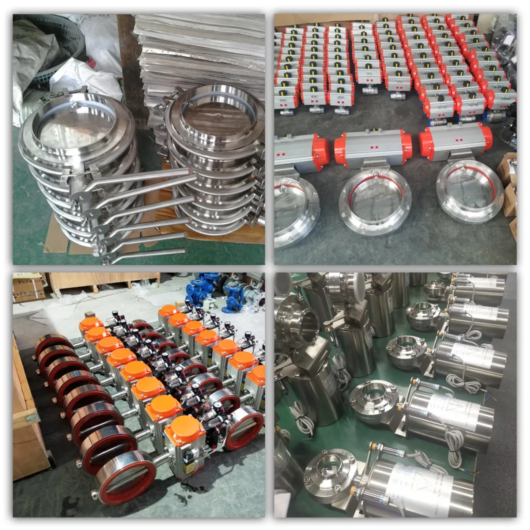 Stainless Steel Sanitary Plastic Handle Butterfly Valve (Jn-BV1001)