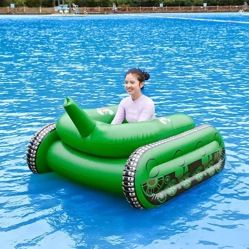 Inflatable Tank Pool Float for Adults Water Gun Game Toy Beach Floats