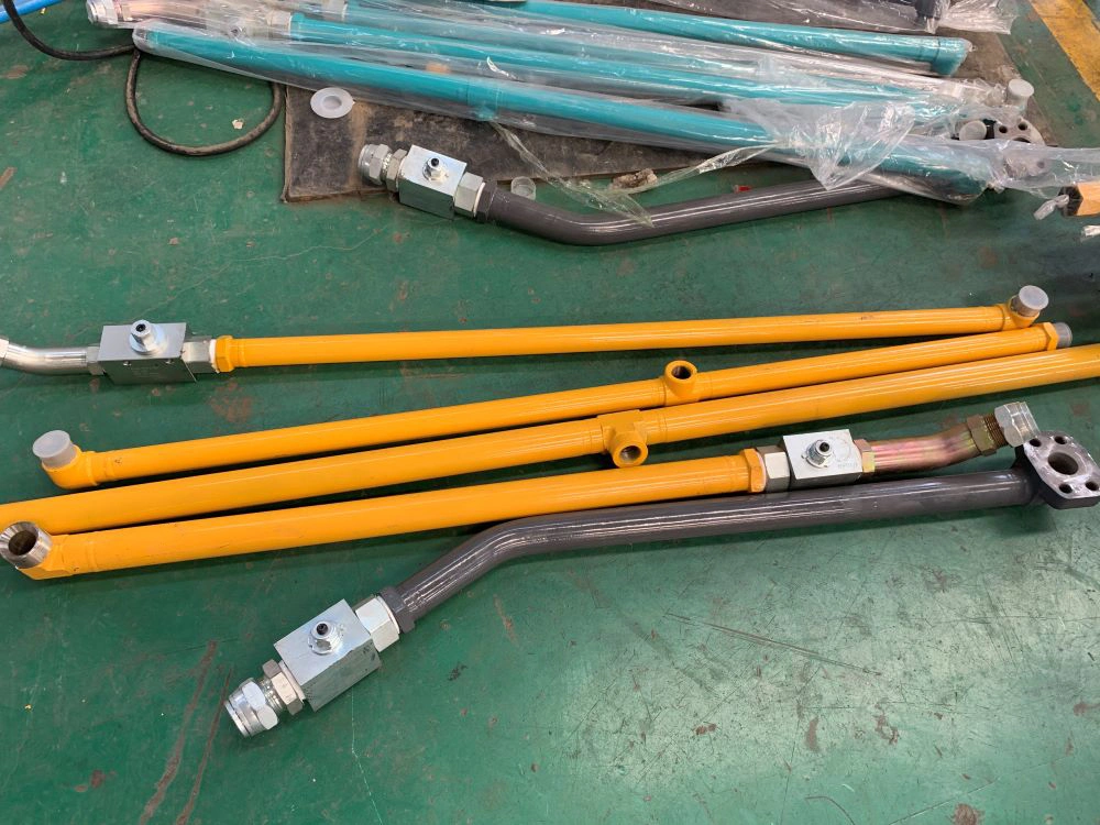 Excavator Breaker Pipes Hammer Installation Kit Boom Arm Bucket Hydraulic Breaker Oil Hose Piping Pipe Line