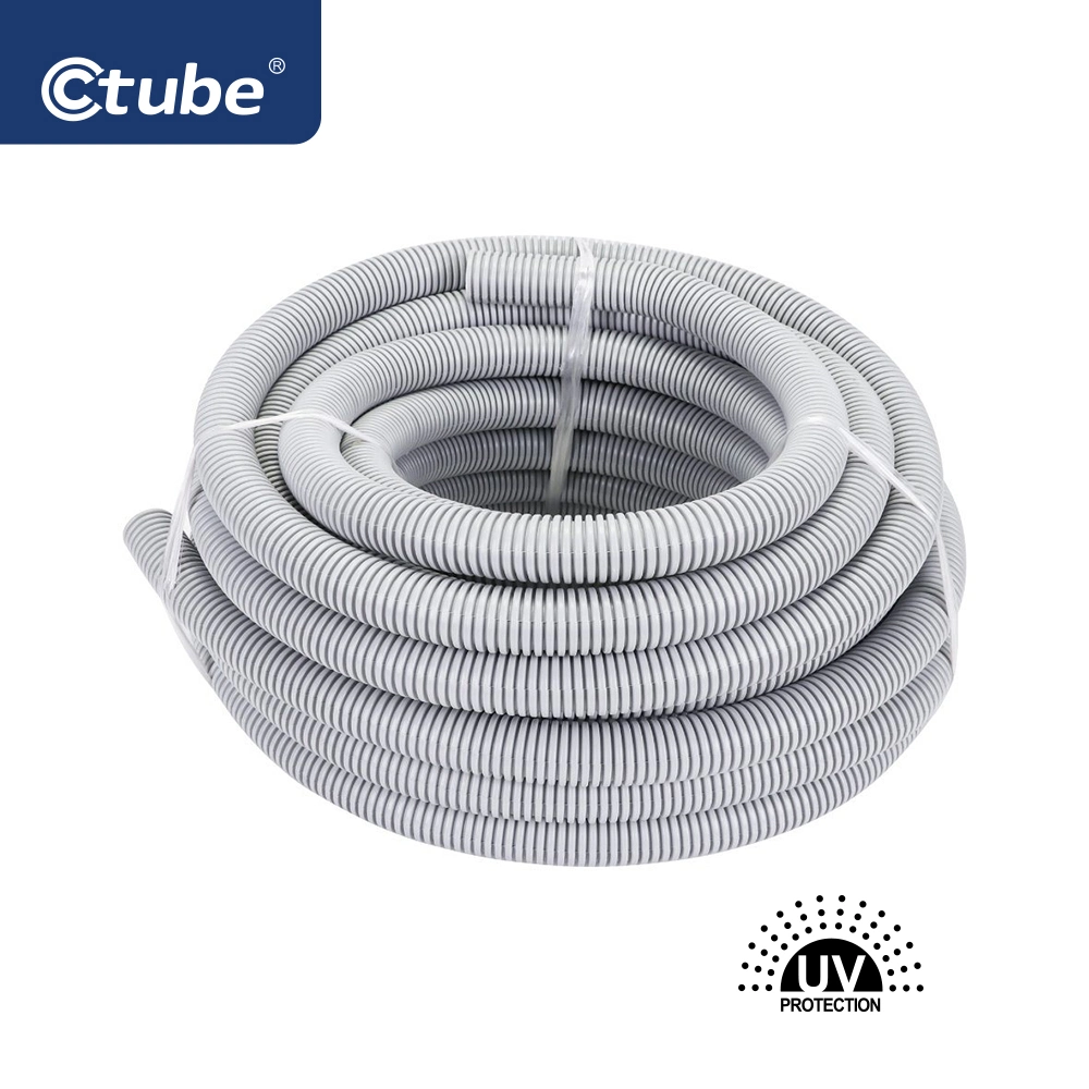 Ctube AS/NZS 2053 Solar Electrical PVC Conduits Flexible Pipe Hose for PV Project