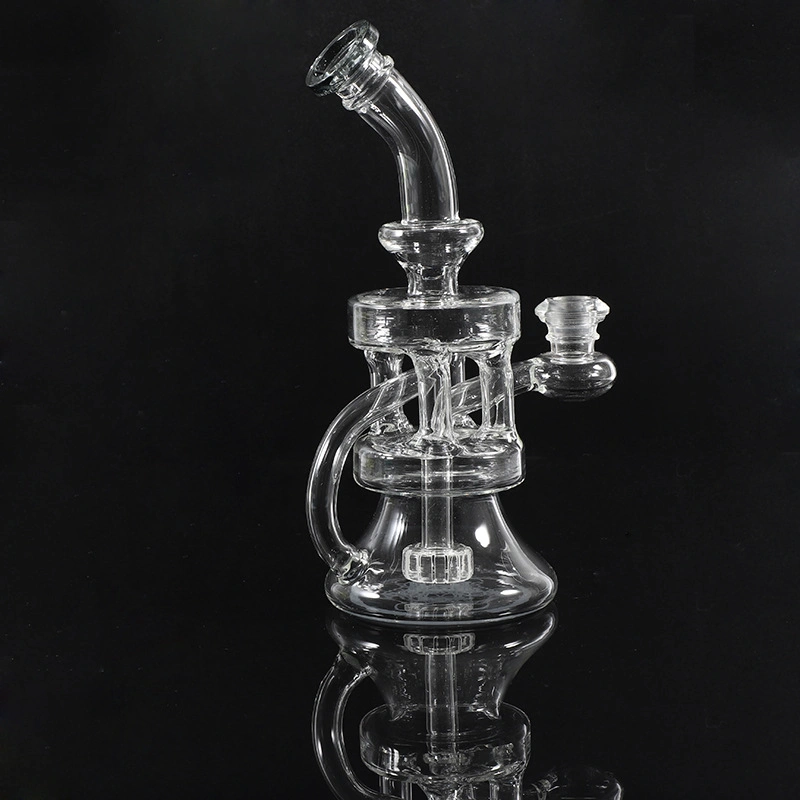 Customized Recycle Water Pipes High Temperature Glass Water Pipe Small DAB Oil Rigs Smoking Pipe