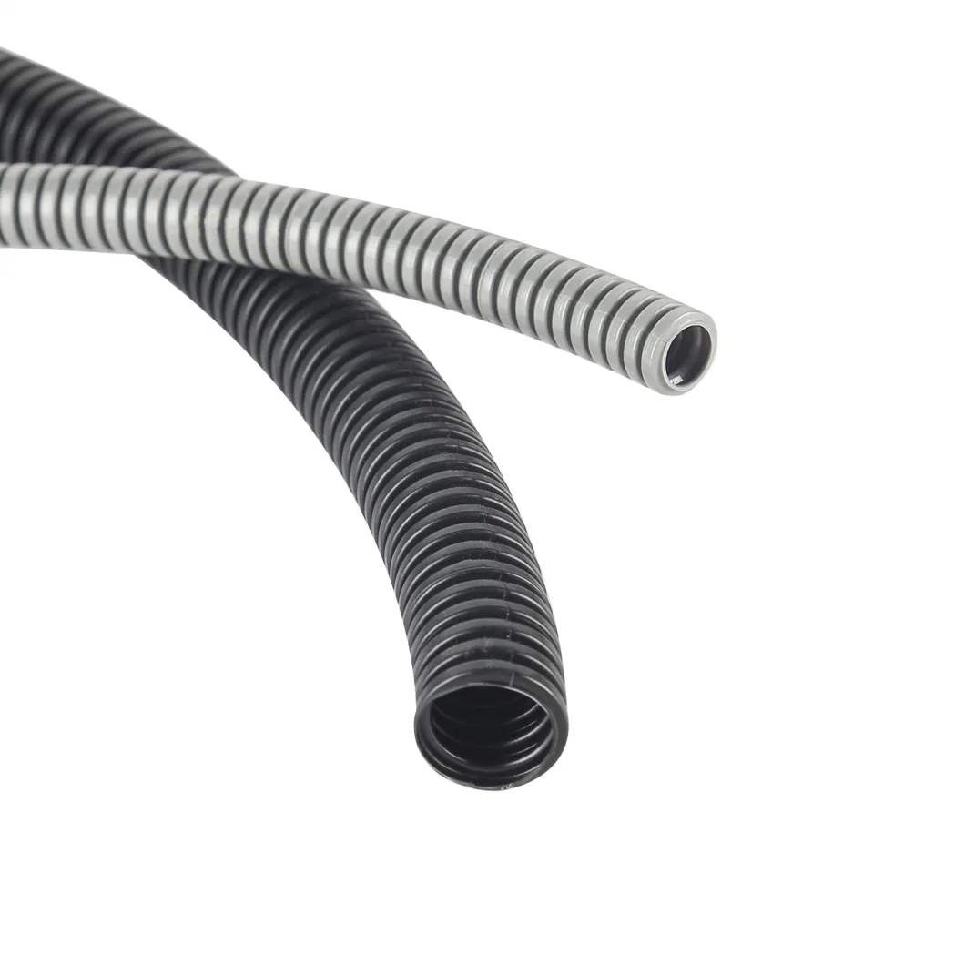 Manufacturer PVC Flexible Conduit Stainless Steel Spiral Wrap PVC Spiral Suction Hose Electrical Conduit Pipe