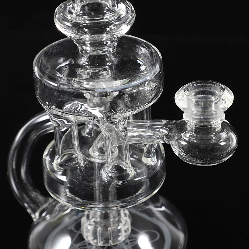 Customized Recycle Water Pipes High Temperature Glass Water Pipe Small DAB Oil Rigs Smoking Pipe