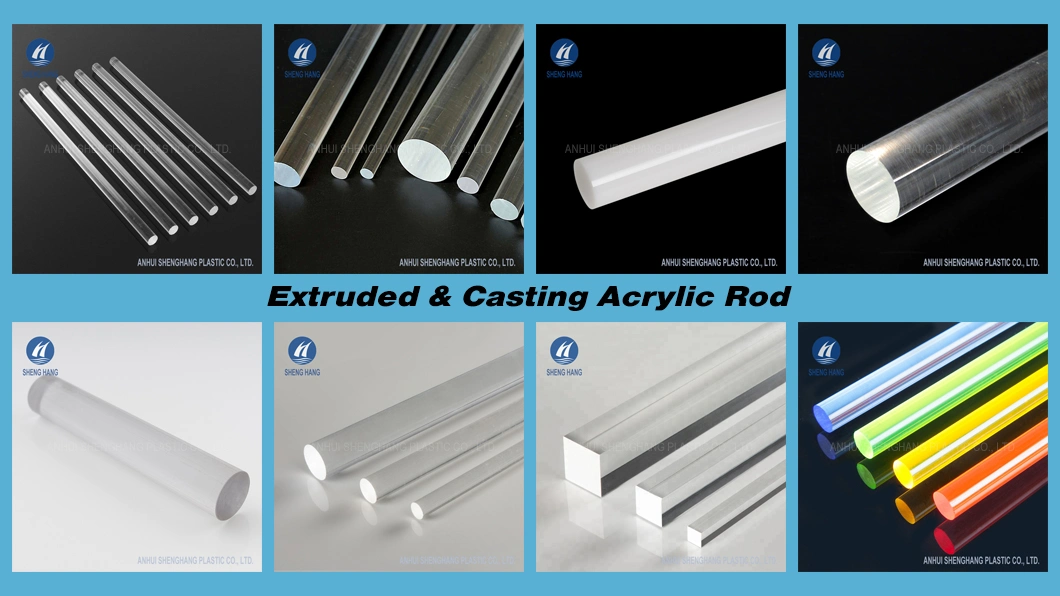 Various Diameters Extruded Acrylic Pipes Optical Transparent Grade Plastic Acrylic Round Tubes