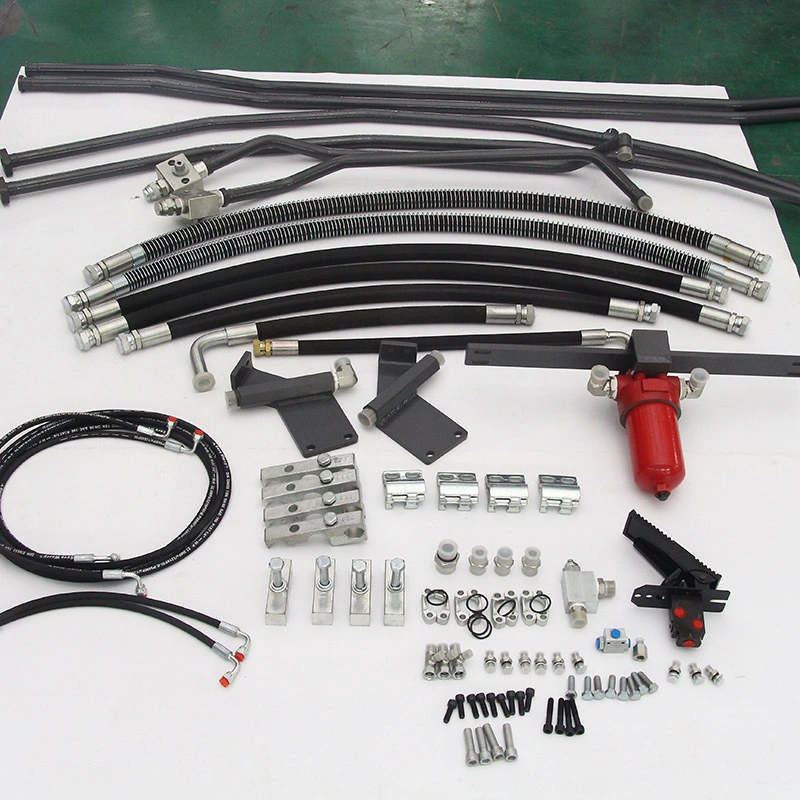 Excavator Attach Breaker Pipes Hammer Installation Kit Boom Arm Hydraulic Oil Hose Piping Pipe Line